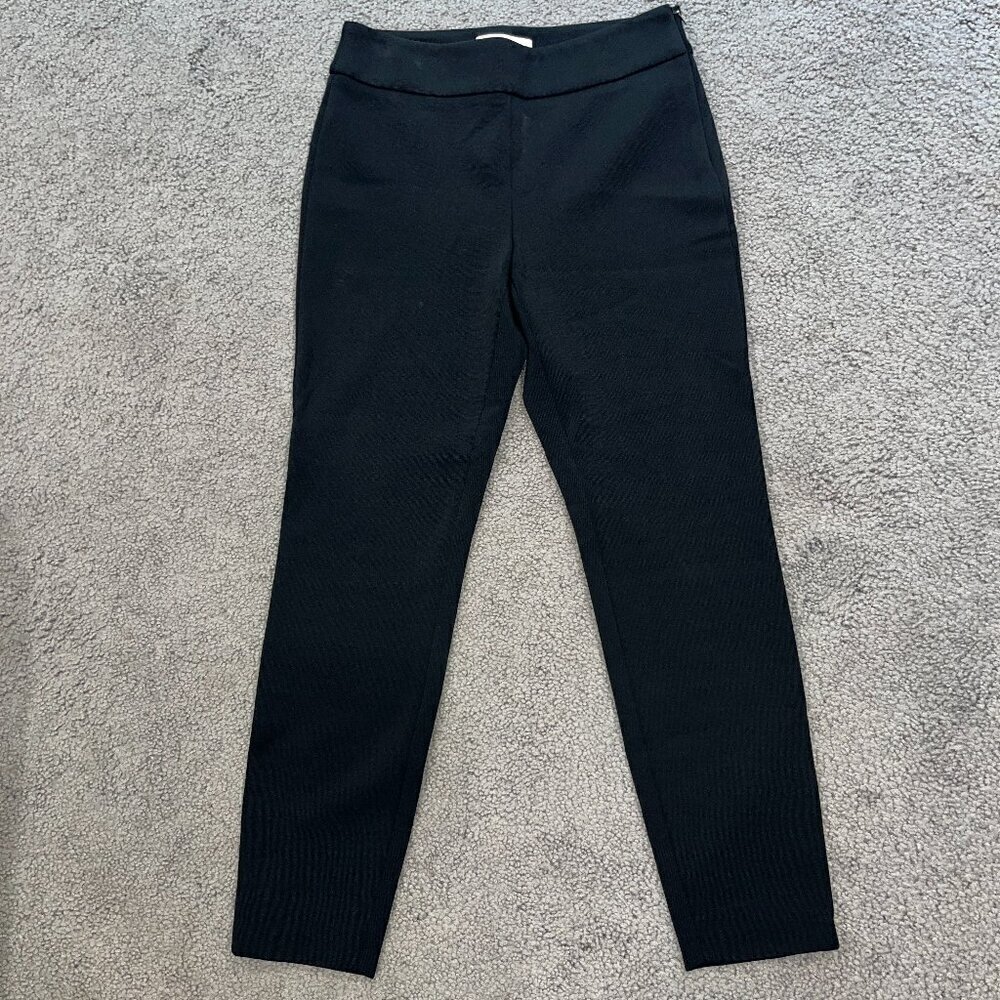 HUGO BOSS Women's Tilunara Taper Leg Knit Trouser Slacks - Black- EUC - 6